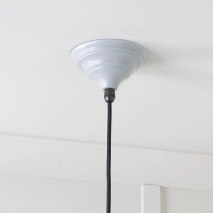 Hammered Nickel Hockley Pendant Birch