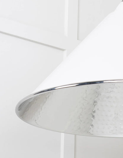 Hammered Nickel Hockley Pendant Flock