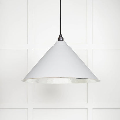 Hammered Nickel Hockley Pendant Flock