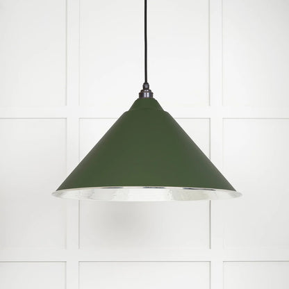 Hammered Nickel Hockley Pendant Heath