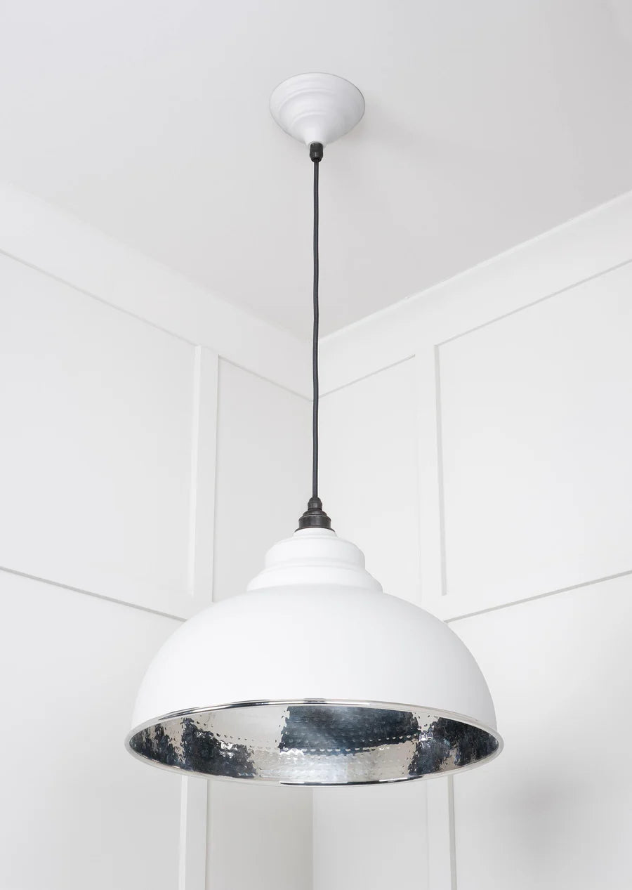 Hammered Nickel Harborne Pendant Flock