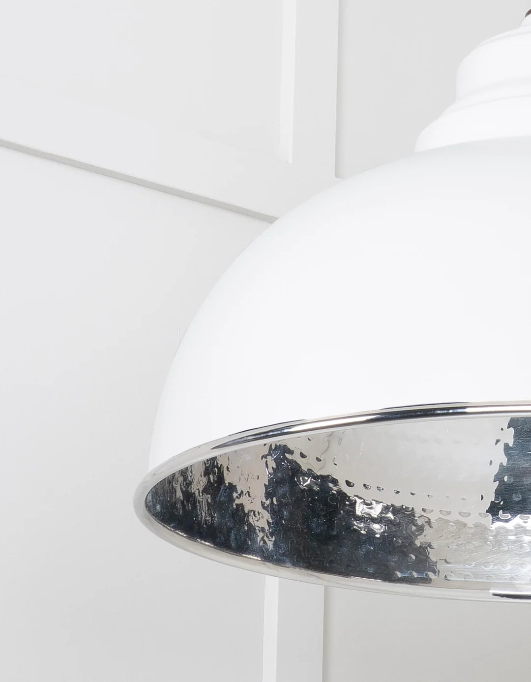 Hammered Nickel Harborne Pendant Flock