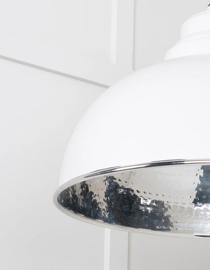 Hammered Nickel Harborne Pendant Flock
