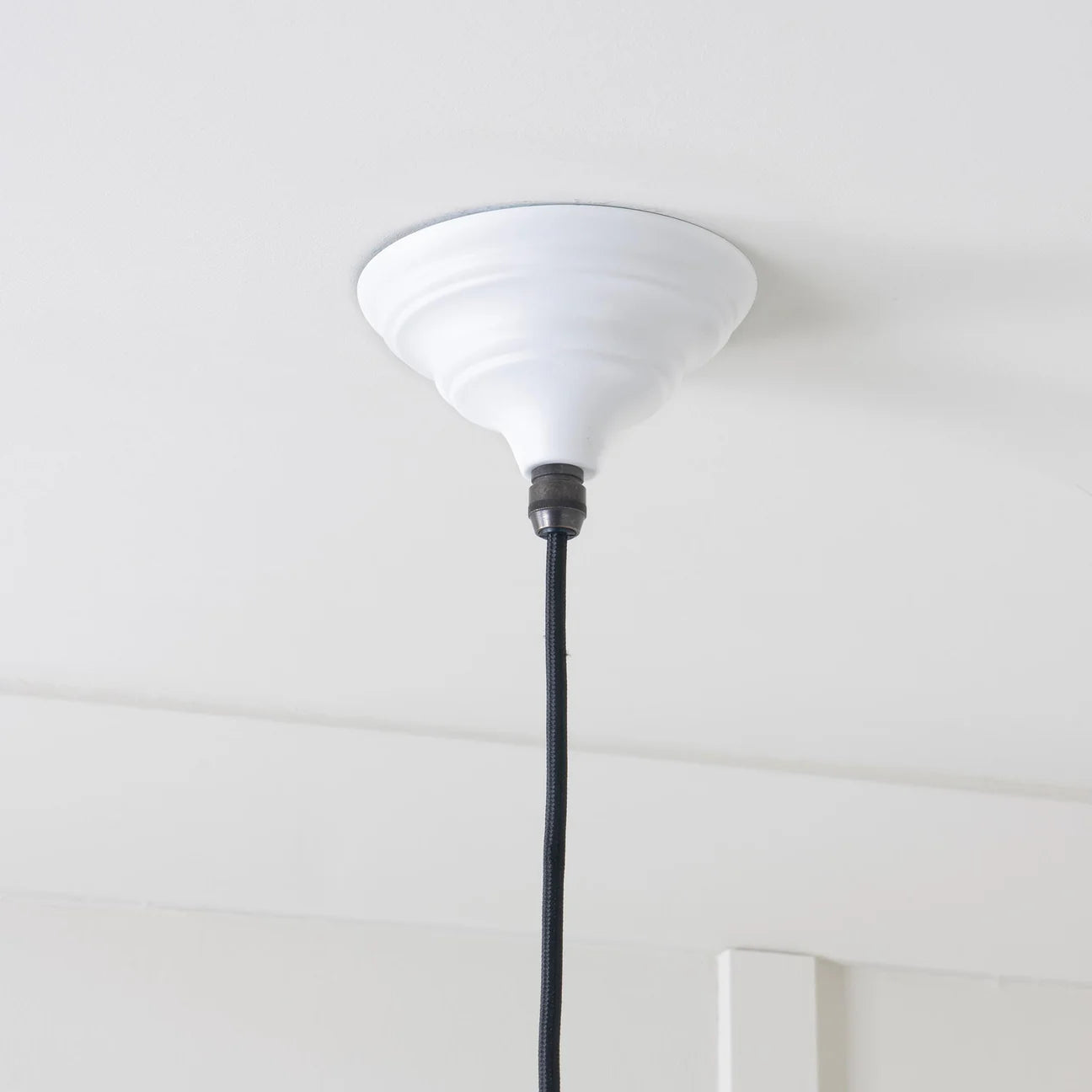 Hammered Nickel Harborne Pendant Flock