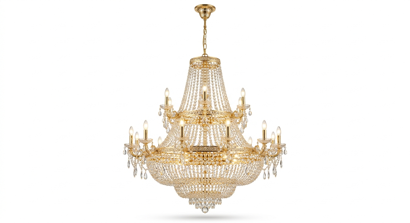 Aria Grand Empire 16-Light Crystal Chandelier