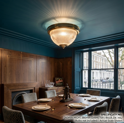 The Prismatic Dome Flush Mount Ceiling Light