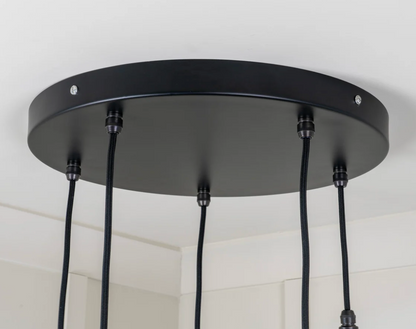 Aged Brass Brindley Cluster Pendant Ceiling Light