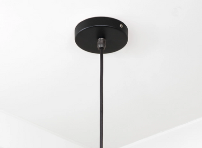 Smooth Nickel Flora Pendant Elan Black Ceiling Light