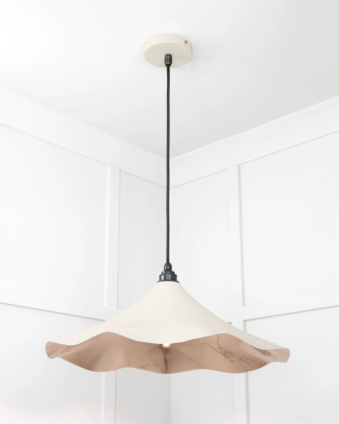 Smooth Nickel Flora Pendant Teasel Ceiling Light
