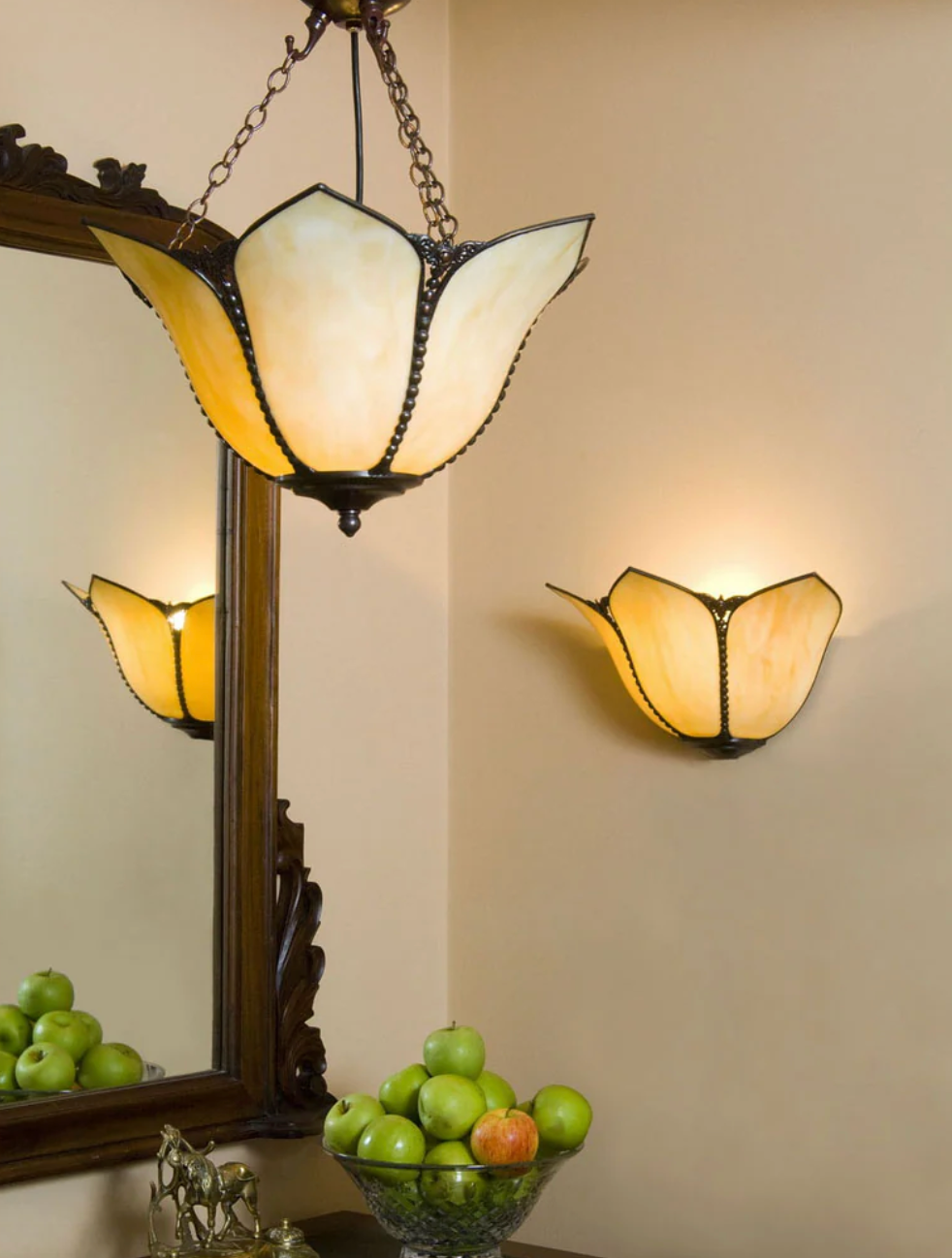The Topkapi Art Nouveau Uplighter Ceiling Light
