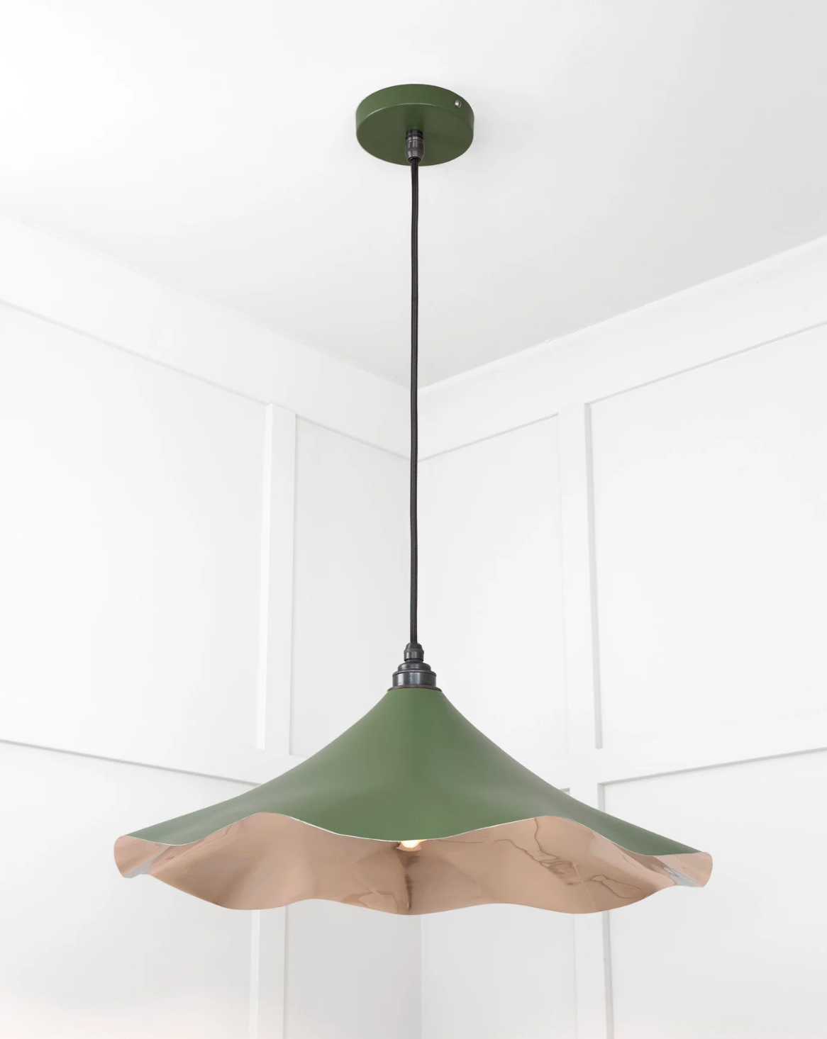 Smooth Nickel Flora Pendant Heath Ceiling Light