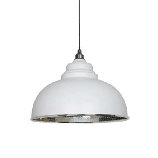 Hammered Nickel Harborne Pendant Flock