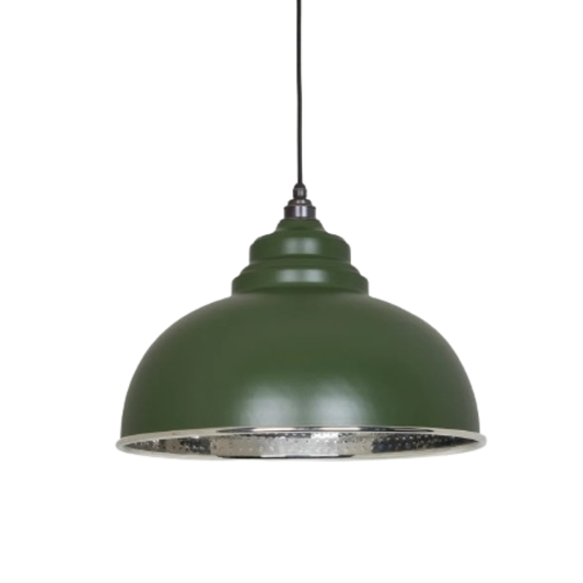 Hammered Nickel Harborne Pendant