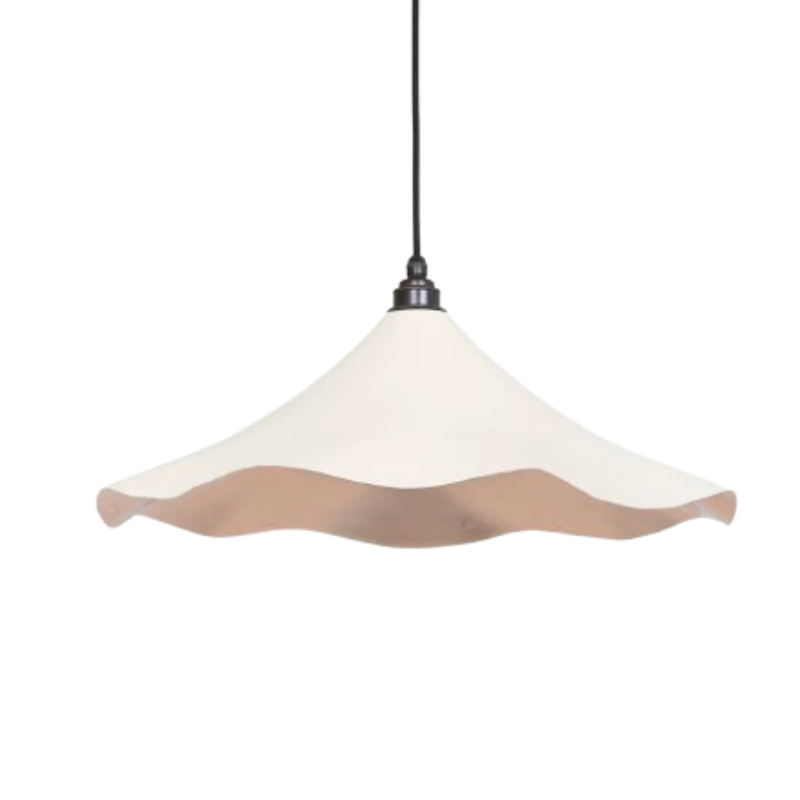 Smooth Nickel Flora Pendant Teasel Ceiling Light