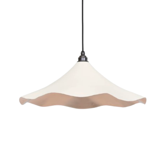 Smooth Nickel Flora Pendant Teasel Ceiling Light