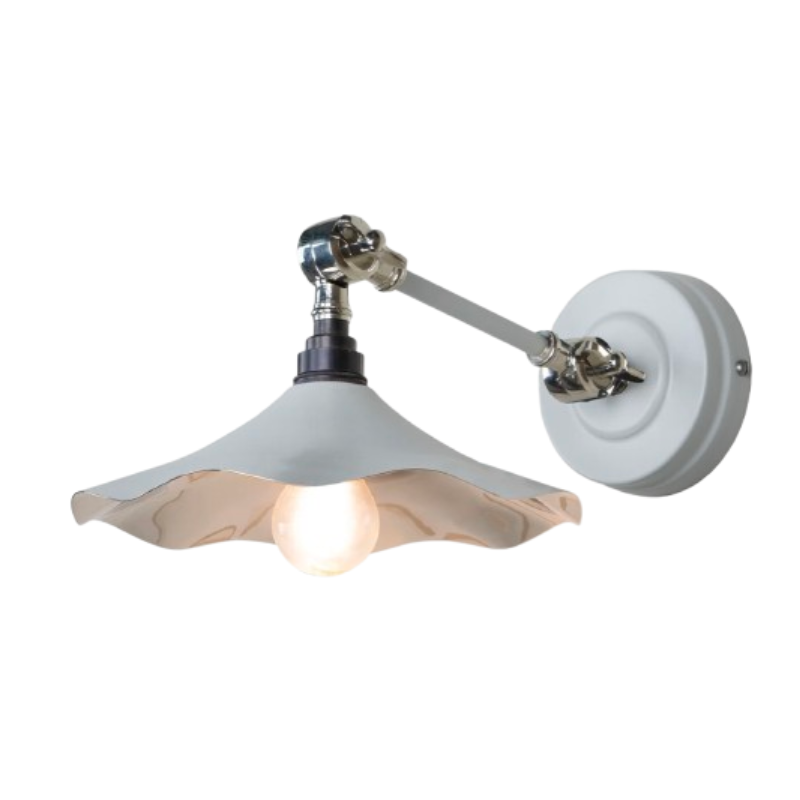 Smooth Nickel Flora Wall Light Birch Ceiling Light