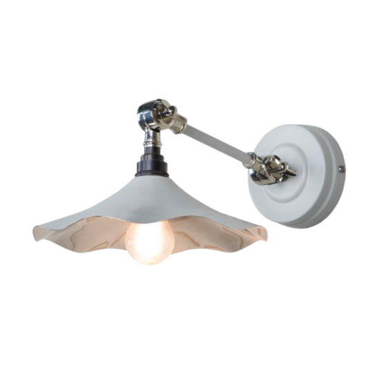 Smooth Nickel Flora Wall Light Birch Ceiling Light