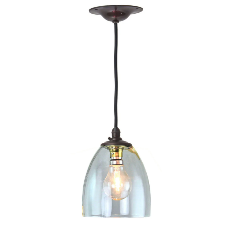 The Sky Blue Havana Small Glass Pendant Light