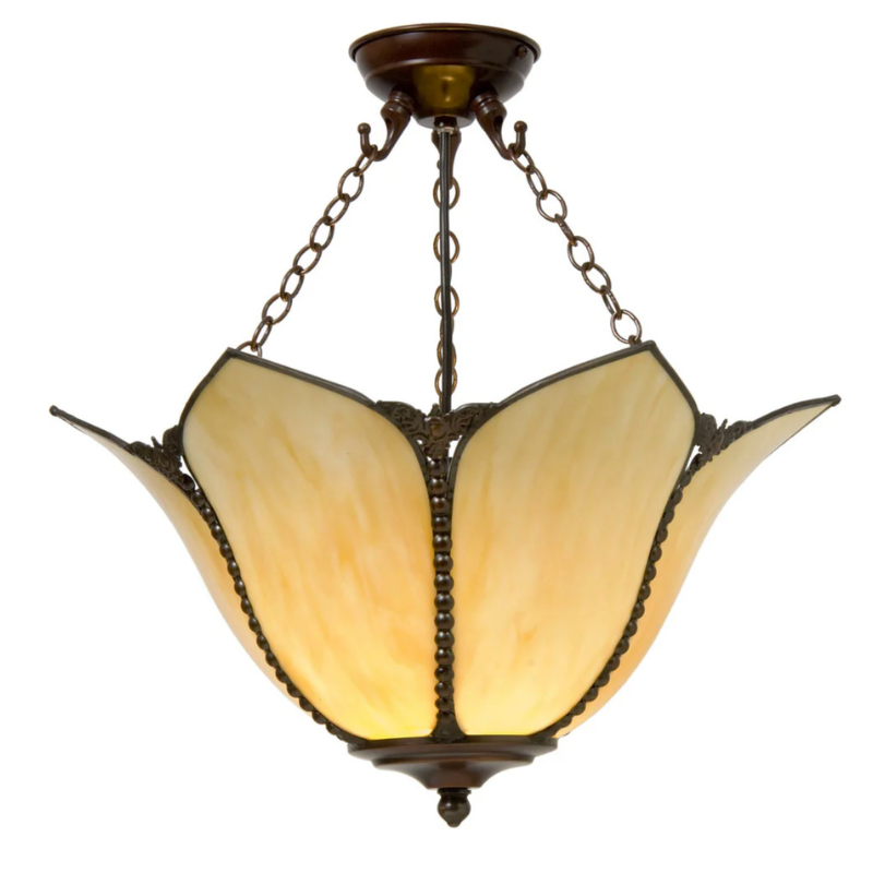 The Topkapi Art Nouveau Uplighter Ceiling Light
