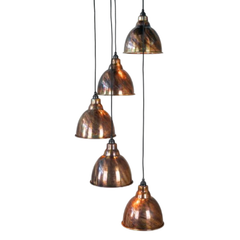 Burnished Brindley Cluster Pendant Ceiling Light