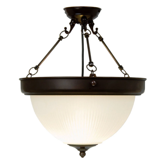 The Prismatic Dome Uplighter Ceiling Light