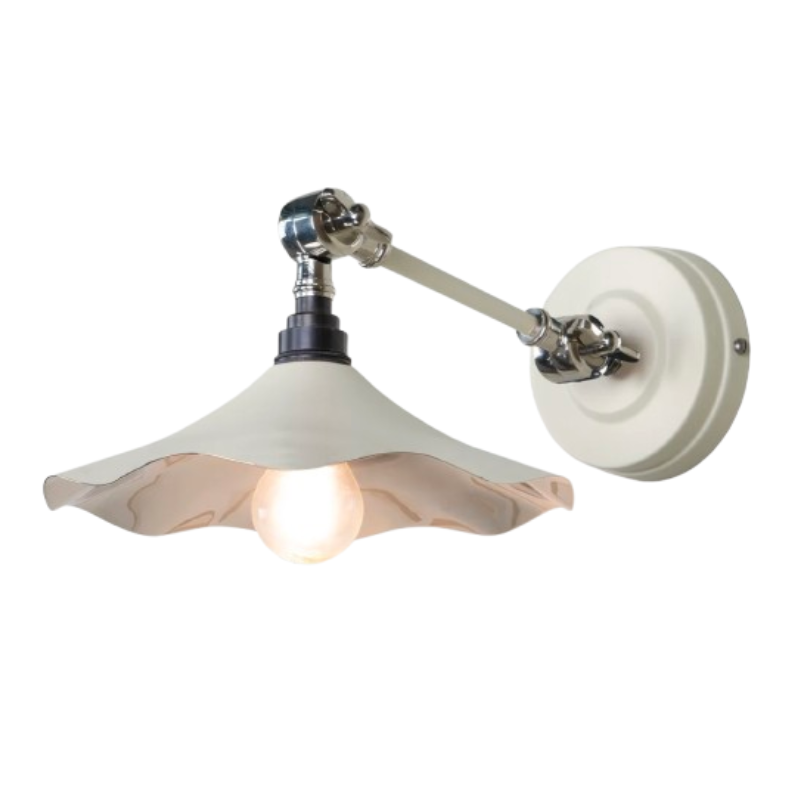 Smooth Nickel Flora Wall Light Teasel Ceiling Light