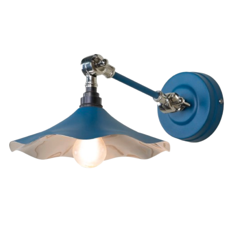 Smooth Nickel Flora Wall Light Upstream Ceiling Light