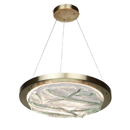The Sculpted Textured Glass Uplighter