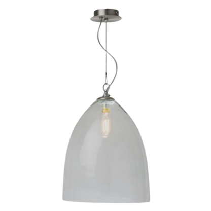 The Clear Havana Large Glass Pendant Light