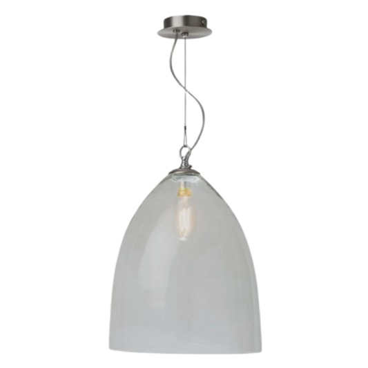The Clear Havana Large Glass Pendant Light
